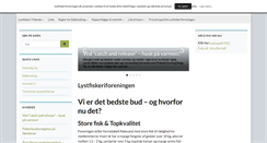 Desktop Screenshot of lystfiskeriforeningen.dk